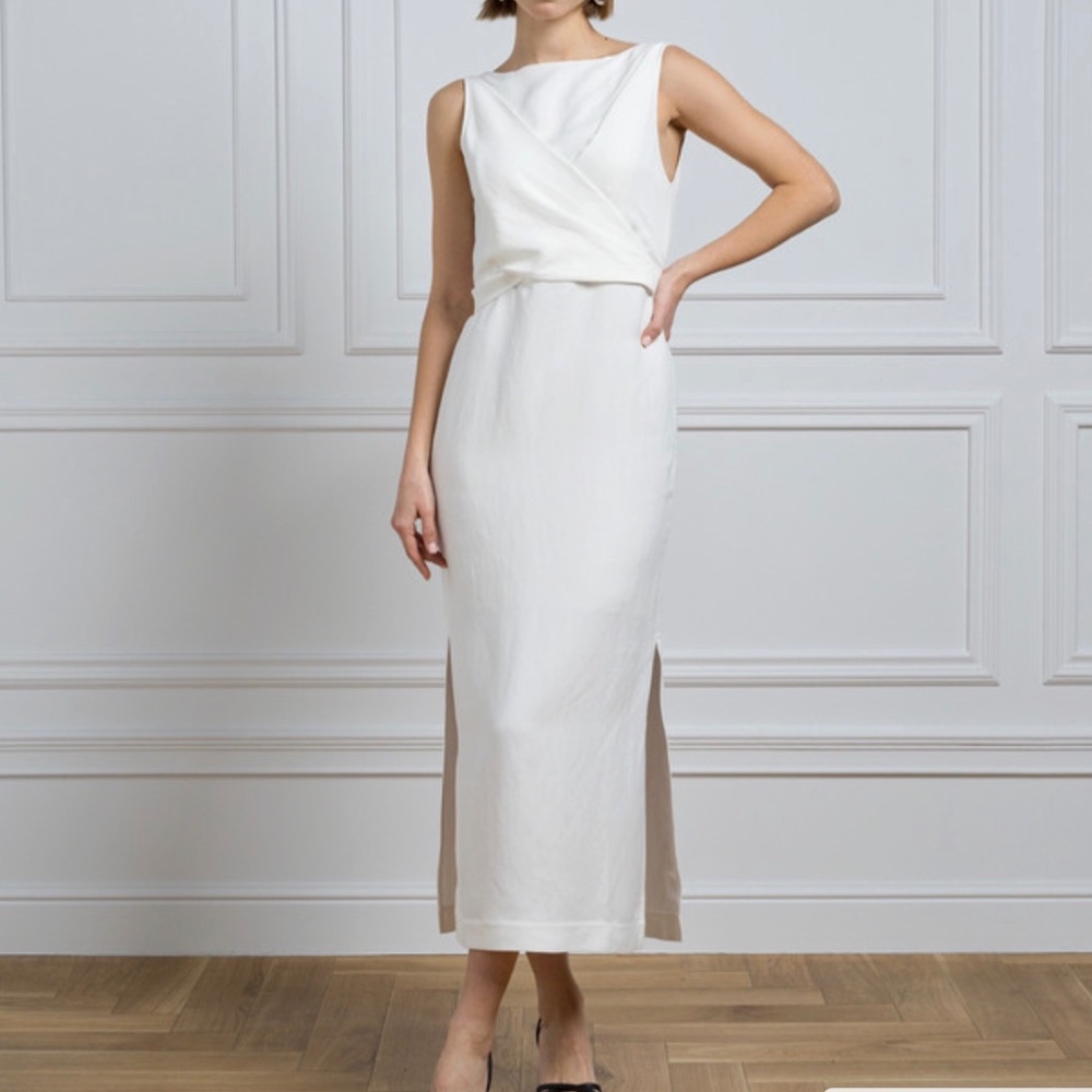 Brunello Cucinelli Midi "Wrap" Dress